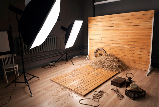 Softbox lighting example