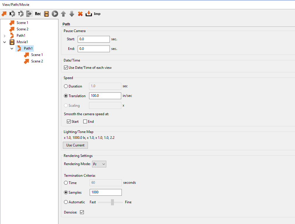 Prowalker Paths options