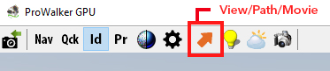 ProWalker ビュー/パス/ムービー アイコン