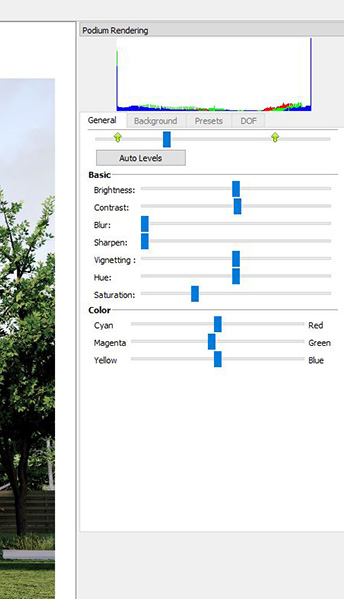 PIE settings for post processing