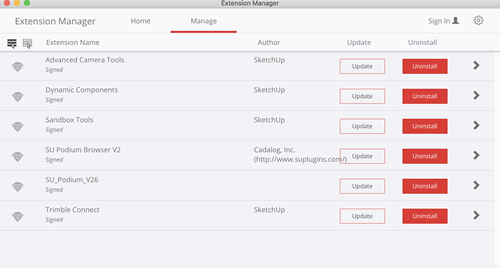 install sketchup 6 extension