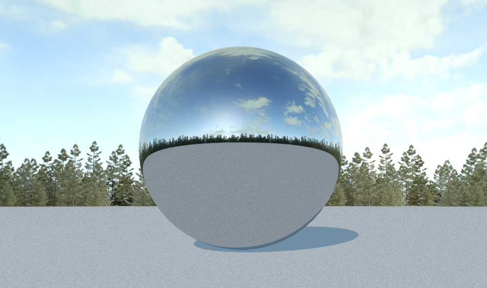 Cloud dome with physical sky 2