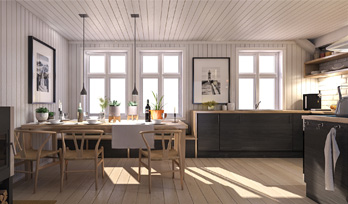 A kitchen design by Anders Eide