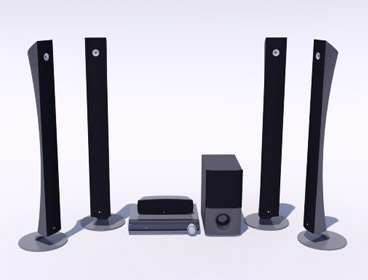 3D home theater system component