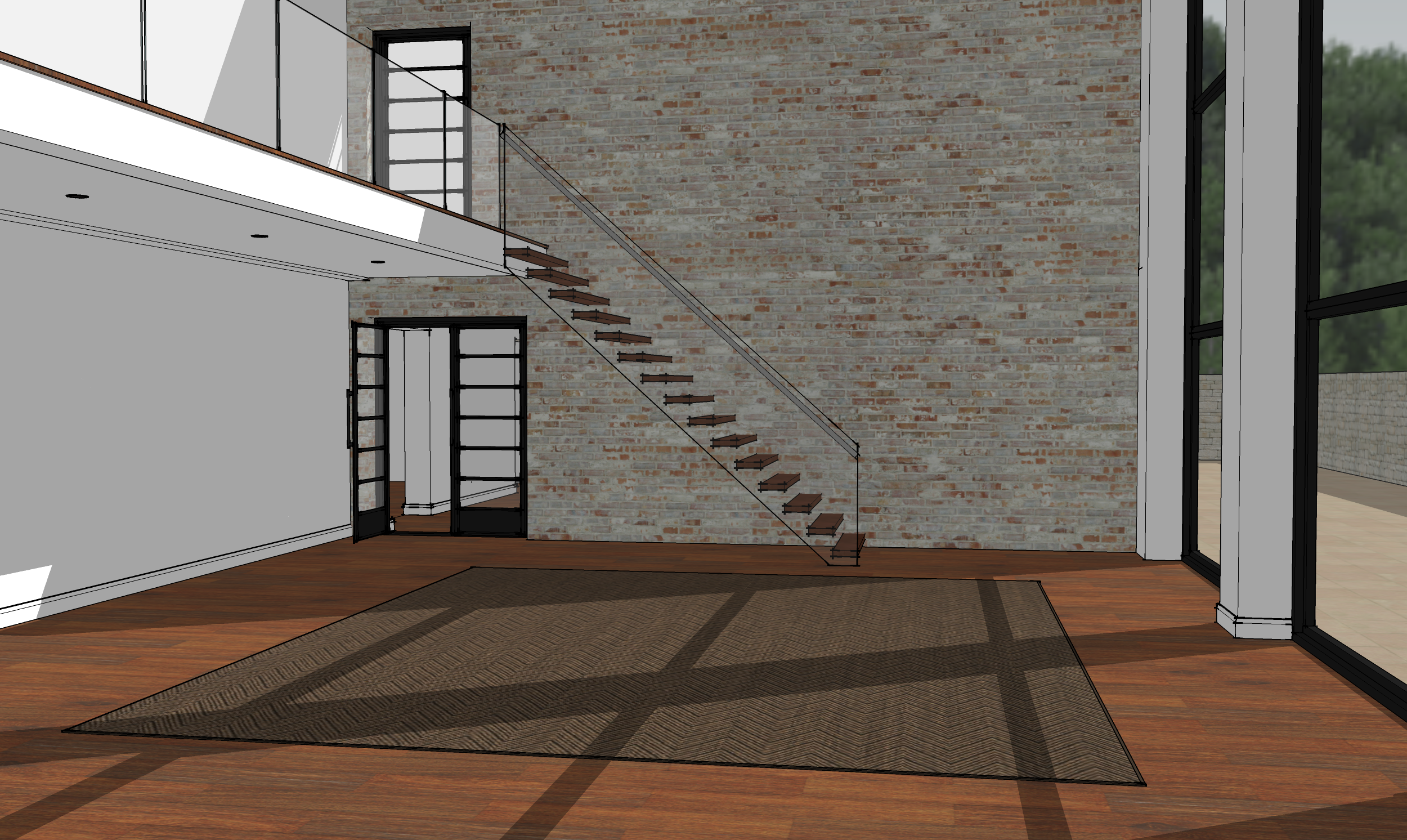 Empty SketchUp scene