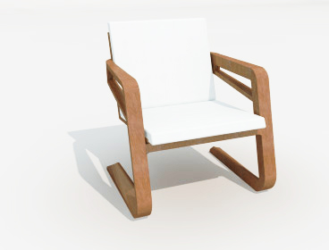 SketchUp chair component