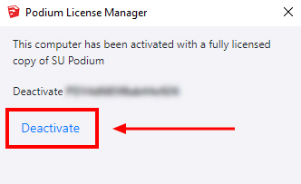 su podium browser not recognizing license