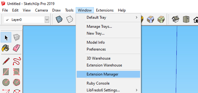 install sketchup 6 extension