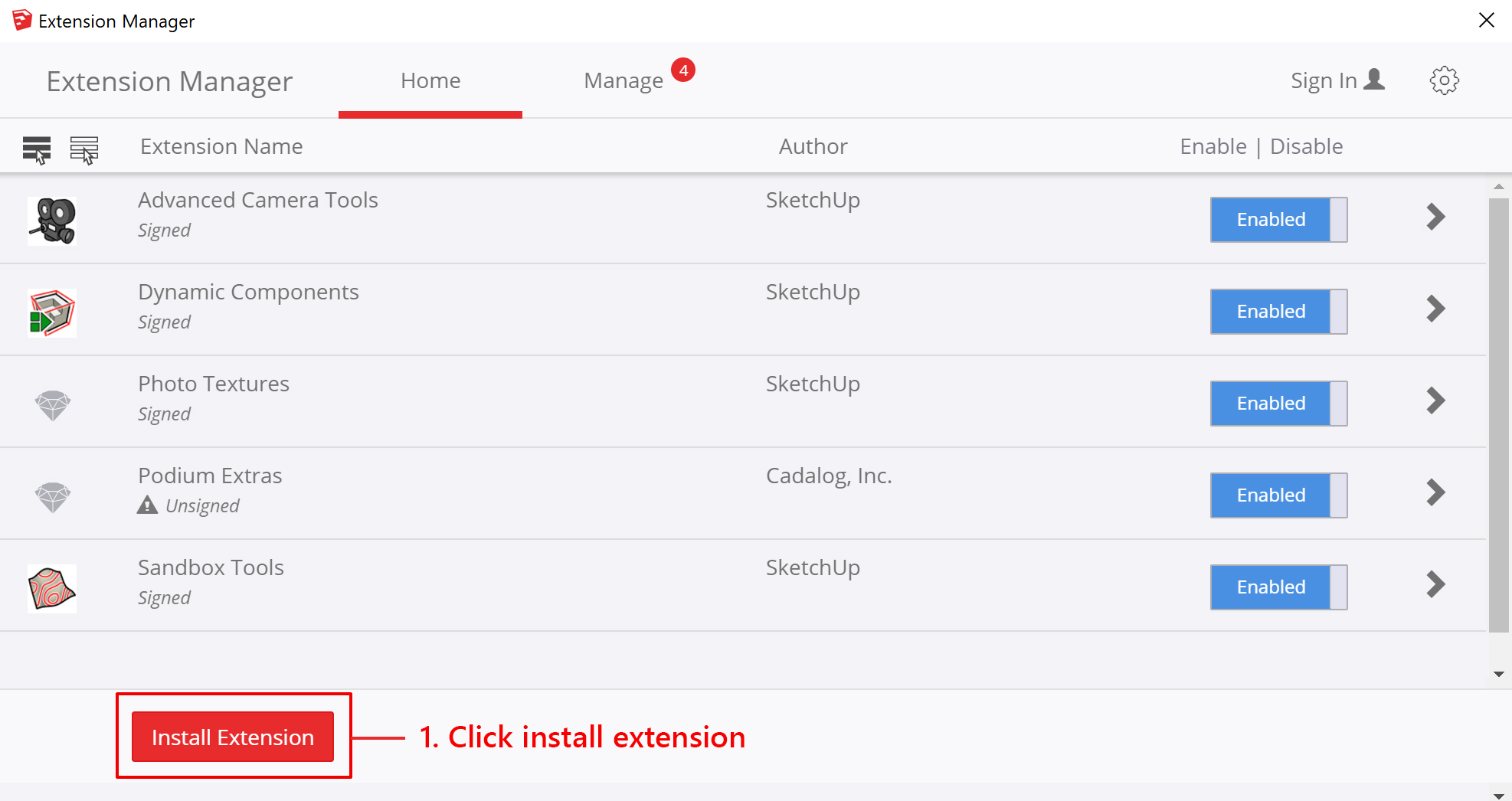 install lightup for sketchup mac not checked